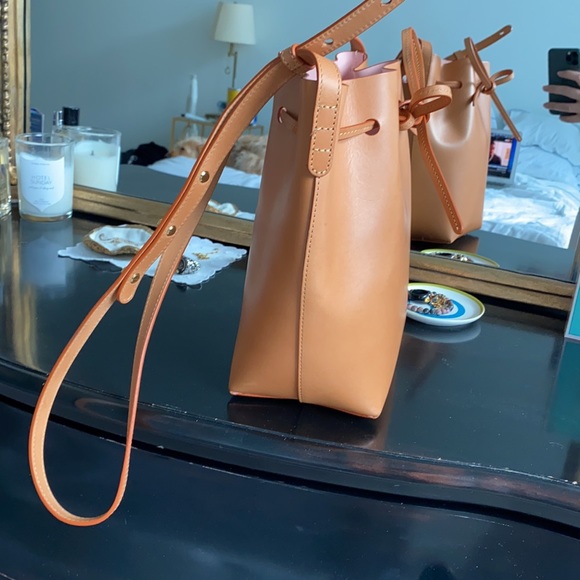 Mansur Gavriel bucket bag Cammello/Rosa - Picture 6 of 7